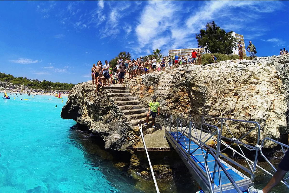 glass-bottom boat from Porto Cristo